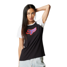 Dámské triko Fox Fgmnt Ss Raglan Tee Black Dámské triko Fox Fgmnt Ss Raglan Tee Black