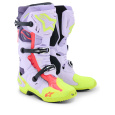 boty TECH 10 SUPERVENTED, ALPINESTARS (fialová/žlutá fluo/růžová) 2026