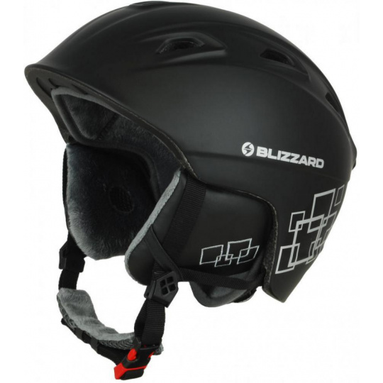 helma BLIZZARD Demon ski helmet, black matt/silver squares, AKCE