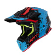 Moto přilba JUST1 J38 MASK modro/červeno/černá