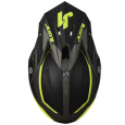 Kšilt JUST1 J39 STARS černo/fluo žluto/titanový