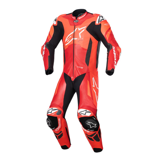 jednodílná kombinéza GP PLUS V4 SPRINT, TECH-AIR kompatibilní, ALPINESTARS (červená fluo/červená/bílá/černá) 2026