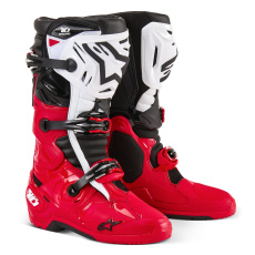 boty TECH 10 ENDURO, ALPINESTARS (červená/černá/bílá) 2025 boty TECH 10 ENDURO, ALPINESTARS (červená/černá/bílá) 2025