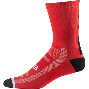 Cyklo ponožky Fox 8 Logo Trail Sock Red Cyklo ponožky Fox 8 Logo Trail Sock Red