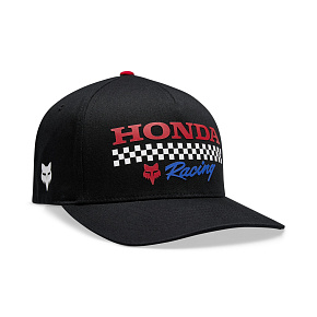 Pánská kšiltovka Fox Honda Flexfit Hat  Black