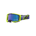 brýle VISION 8 CORP, ALPINESTARS (žlutá fluo/fialová, zrcadlové modré plexi) 2026