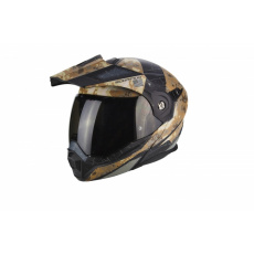 Moto přilba SCORPION ADX-1 BATTLEFLAGE sand grey