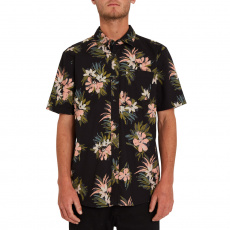 Pánská košile Volcom Floral With Cheese Black 