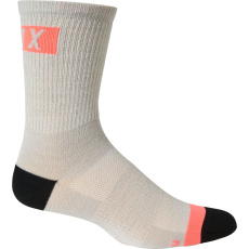 Pánské cyklo ponožky Fox 6" Flexair Merino Sock  Light Grey
