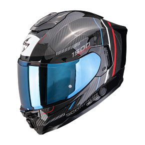 Moto přilba SCORPION EXO-1500 CARBON AIR ZITY černo/červeno/modrá Moto přilba SCORPION EXO-1500 CARBON AIR ZITY černo/červeno/modrá