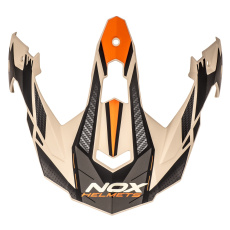 kšilt pro přilby N312 TRACK, NOX (písková matná,oranžová)