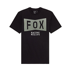 Pánské triko Fox Typeface Ss Prem Tee Black Pánské triko Fox Typeface Ss Prem Tee Black