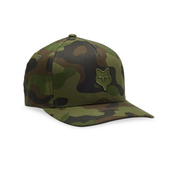 Pánská čepice Fox Fox Head Flexfit Hat  Green Camo