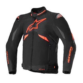 bunda T-GP R 3 DRYSTAR, ALPINESTARS (černá/červená fluo/bílá) 2027