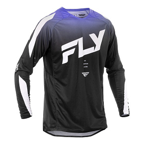 dres EVOLUTION, FLY RACING - USA 2025 (černá/bílá/fialová) dres EVOLUTION, FLY RACING - USA 2025 (černá/bílá/fialová)
