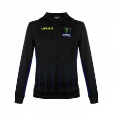 Mikina Valentino Rossi VR46 fleece Yamaha černá 364104 Mikina Valentino Rossi VR46 fleece Yamaha černá 364104