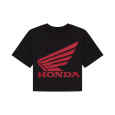 Dámské triko Fox W Fox X Honda Baby Tee  Black