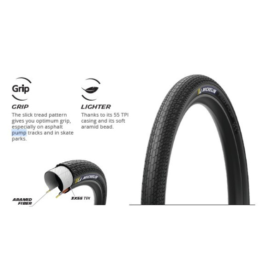 MICHELIN PLÁŠŤ PILOT PUMP 26X2.10 COMPETITION LINE KEVLAR TS TLR (240158)