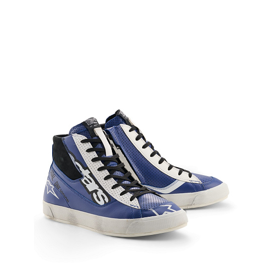boty STATED FLAIR, ALPINESTARS (modrá/bílá/černá) 2027 boty STATED FLAIR, ALPINESTARS (modrá/bílá/černá) 2027