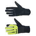 Pánské cyklo rukavice Northwave Fast Gel Glove Black/Yellow Fluo