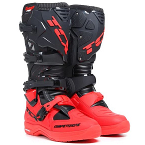 Moto boty TCX COMP EVO 2 MICHELIN černo/červené Moto boty TCX COMP EVO 2 MICHELIN černo/červené