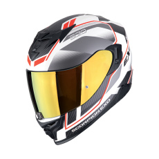 Moto přilba SCORPION EXO-520 EVO AIR LENA matná bílo/stříbrno/červená Moto přilba SCORPION EXO-520 EVO AIR LENA matná bílo/stříbrno/červená