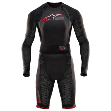 airbagová vesta TECH-AIR®10 system, ALPINESTARS (černá/červená/šedá) 2026