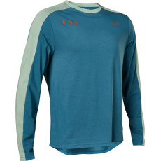 Pánský cyklo dres Fox Ranger Dr d Ls Jrsy Slide Slate Blue Pánský cyklo dres Fox Ranger Dr d Ls Jrsy Slide Slate Blue