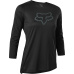 Dámský cyklo dres Fox W Flexair 3/4 Jersey Black