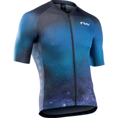 Pánský cyklo dres Northwave Freedom Jersey Short Sleeve  Blue