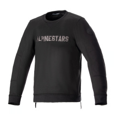 bunda LEGIT CREW FLEECE, ALPINESTARS (černá/šedá) 2025 bunda LEGIT CREW FLEECE, ALPINESTARS (černá/šedá) 2025