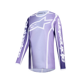 dres STELLA FLUID APEX, ALPINESTARS, dámské (fialová/bílá) 2026 dres STELLA FLUID APEX, ALPINESTARS, dámské (fialová/bílá) 2026