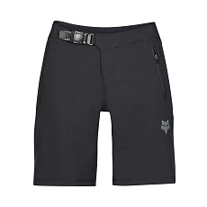 Dětské cyklo šortky Fox Yth Defend Short  Black