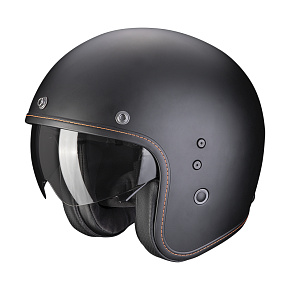Moto přilba SCORPION BELFAST EVO solid černá matná Moto přilba SCORPION BELFAST EVO solid černá matná