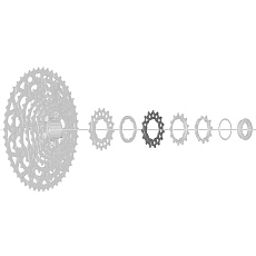 pastorek SHIMANO 15 zubů pro 11 pastorkový systém CS-LG700 Linkglide