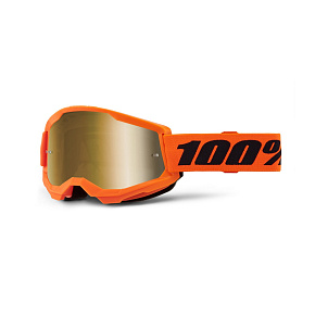 STRATA 2 NEW, brýle 100% oranžové, zlaté plexi STRATA 2 NEW, brýle 100% oranžové, zlaté plexi
