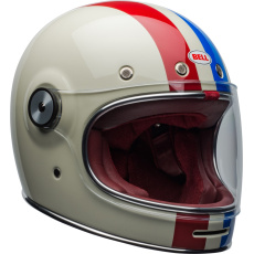 Motocyklová přilba Bell Bell Bullitt DLX Command Helmet Vintage White/Red/Blue Motocyklová přilba Bell Bell Bullitt DLX Command Helmet Vintage White/Red/Blue