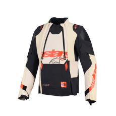 bunda HALO PRO DRYSTAR XF, ALPINESTARS (krémová/černá/červená) 2026 bunda HALO PRO DRYSTAR XF, ALPINESTARS (krémová/černá/červená) 2026