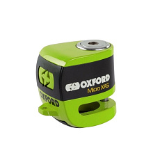 zámek kotoučové brzdy Micro XA5 - Limitovaná edice, OXFORD (integrovaný alarm, zelený, průměr čepu 5,5 mm) zámek kotoučové brzdy Micro XA5 - Limitovaná edice, OXFORD (integrovaný alarm, zelený, průměr čepu 5,5 mm)