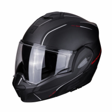 Moto přilba SCORPION EXO-TECH TIME-OFF matná černo/červená Moto přilba SCORPION EXO-TECH TIME-OFF matná černo/červená