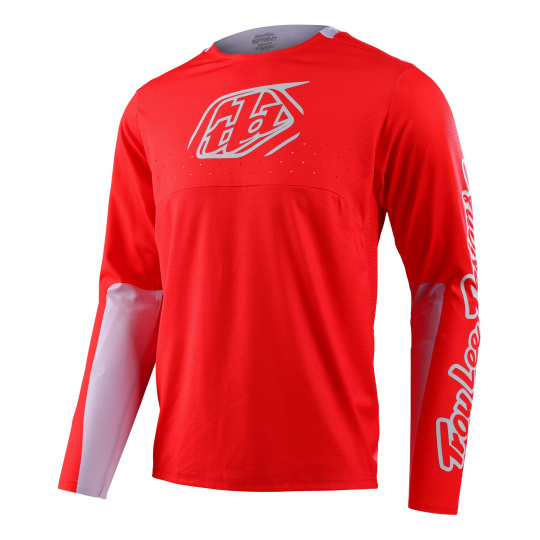 TLD DRES S DLOUHÝM RUKÁVEM SPRINT ICON RACE RED (32392901)