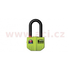 zámek kotoučové brzdy Big Boss Alarm, OXFORD (integrovaný alarm, průměr čepu 16 mm, žlutý) zámek kotoučové brzdy Big Boss Alarm, OXFORD (integrovaný alarm, průměr čepu 16 mm, žlutý)