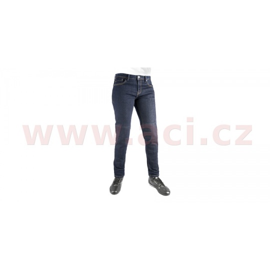 kalhoty Original Approved Jeans Slim fit, OXFORD, dámské (modrá)