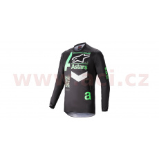 dres FLUID CHASER 2021, ALPINESTARS (černá/zelená) dres FLUID CHASER 2021, ALPINESTARS (černá/zelená)