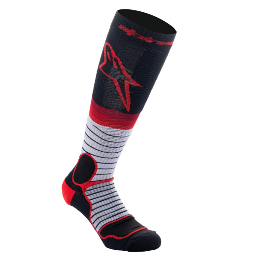 ponožky MX PRO, ALPINESTARS (černá/červená/šedá) 2024