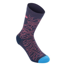 Alpinestars Drop 15 ponožky - Dark Navy/Coral Alpinestars Drop 15 ponožky - Dark Navy/Coral