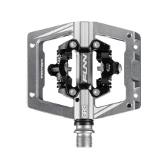 FUNN Mamba S (small) Double side SPD - GRS pedály - šedé