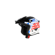 ACERBIS přilba JET ARIA SPORT bílá/modrá/červená ACERBIS přilba JET ARIA SPORT bílá/modrá/červená