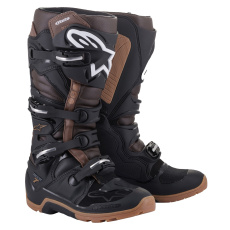 boty TECH 7 ENDURO, ALPINESTARS (černá/tmavá hnědá) 2025 boty TECH 7 ENDURO, ALPINESTARS (černá/tmavá hnědá) 2025