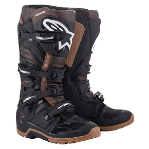 boty TECH 7 ENDURO, ALPINESTARS (černá/tmavá hnědá) boty TECH 7 ENDURO, ALPINESTARS (černá/tmavá hnědá)